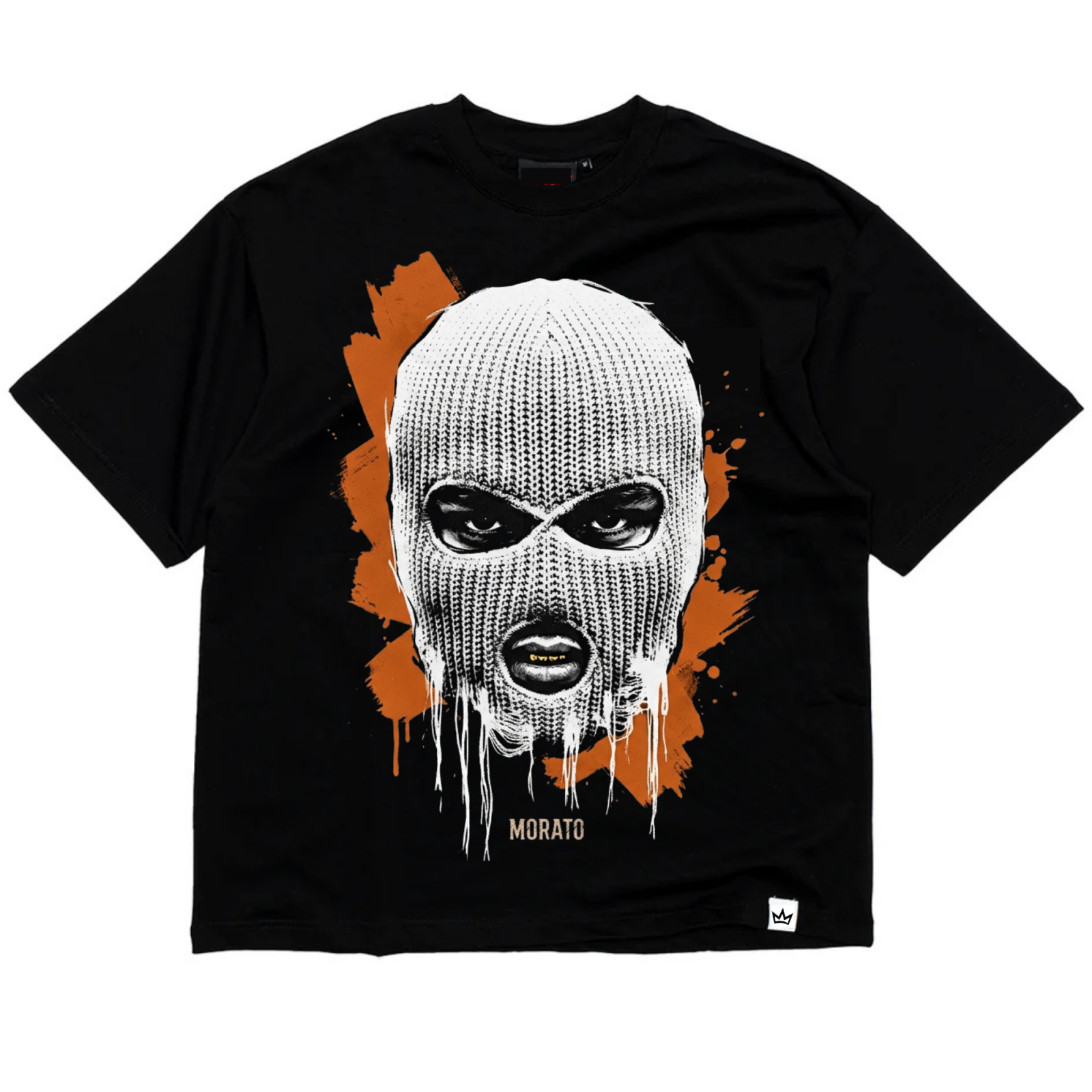 Behind It All T-Shirt in black, front view