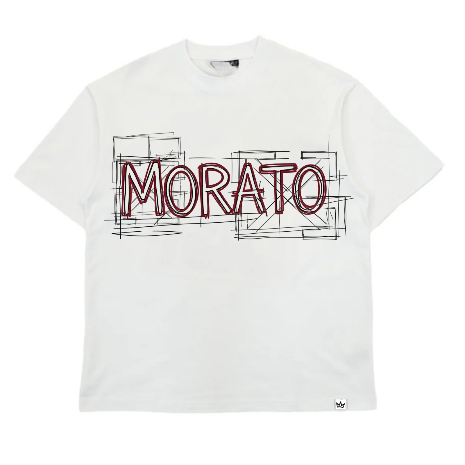 No Strings Attached Tshirt in white — t-shirt, front view