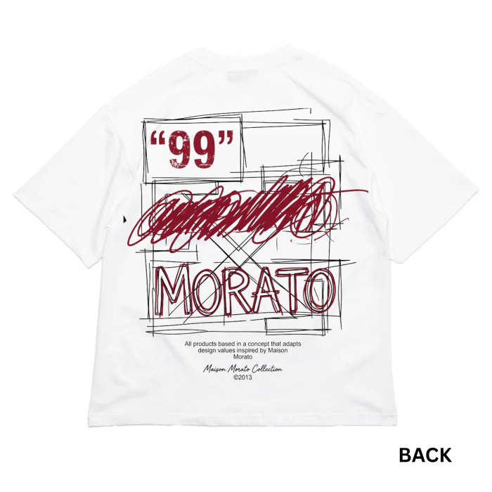 No Strings Attached Tshirt in white — t-shirt, back view